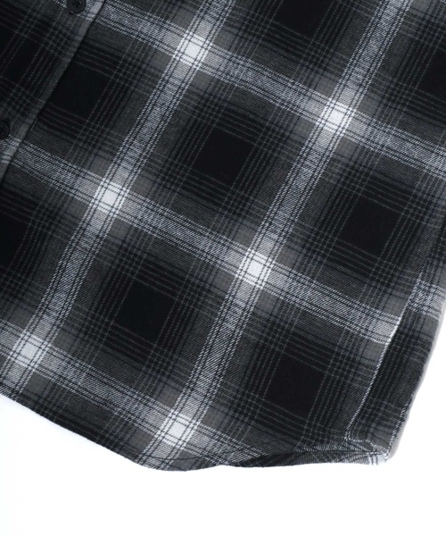 MARUKAWA(マルカワ)の「ソフトネル オンブレチェック ビエラ 長袖ボタンダウンシャツ(シャツ/ブラウス・メンズ・アイボリー/ブラック/カーキ/ブルー/ベージュ/ネイビー/ブラウン/レッド・M/L/LL)」の20枚目の写真