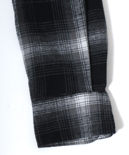 MARUKAWA(マルカワ)の「ソフトネル オンブレチェック ビエラ 長袖ボタンダウンシャツ(シャツ/ブラウス・メンズ・アイボリー/ブラック/カーキ/ブルー/ベージュ/ネイビー/ブラウン/レッド・M/L/LL)」の21枚目の写真