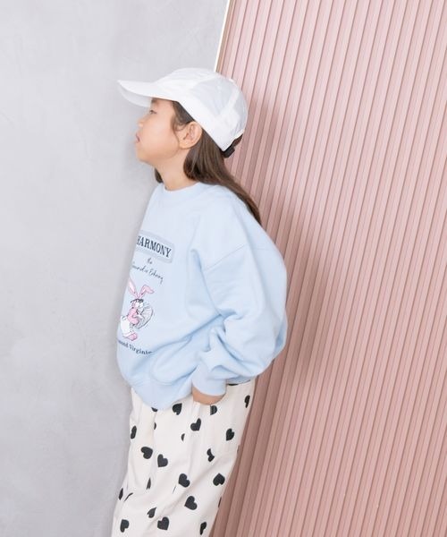 LOWRYS FARM（ローリーズファーム）の「アニマルウラケ　142437（スウェット・キッズ・ブルー/グレー/オフホワイト・110cm/120cm/130cm/140cm/150cm）」の8枚目の写真