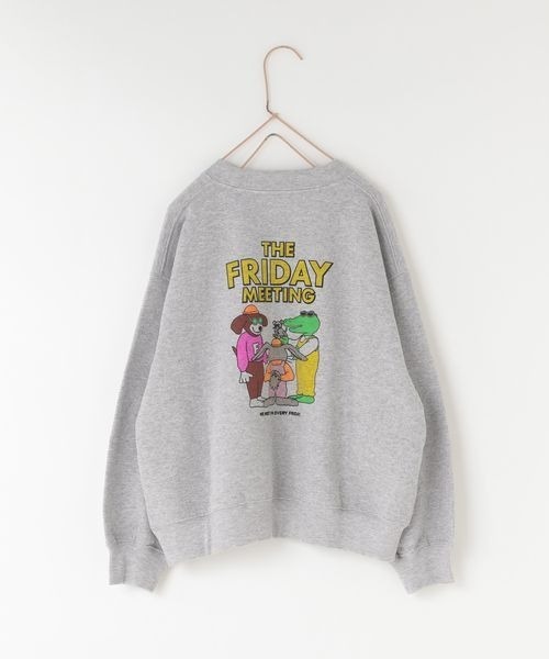 LOWRYS FARM（ローリーズファーム）の「アニマルウラケ　142437（スウェット・キッズ・ブルー/グレー/オフホワイト・110cm/120cm/130cm/140cm/150cm）」の13枚目の写真