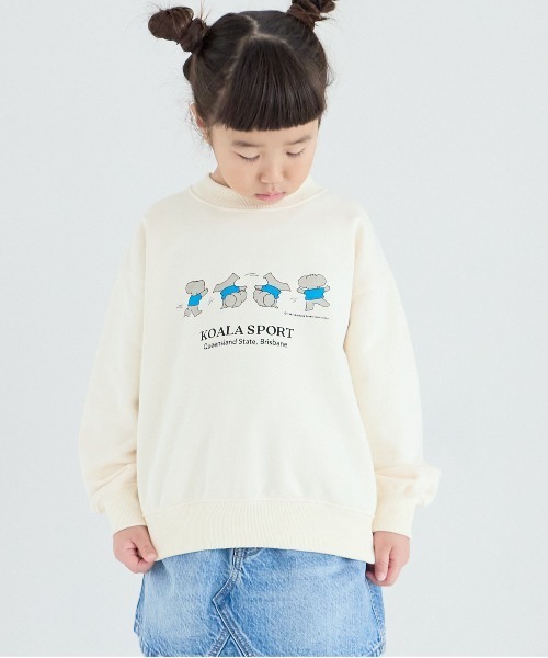 LOWRYS FARM（ローリーズファーム）の「アニマルウラケ　142437（スウェット・キッズ・ブルー/グレー/オフホワイト・110cm/120cm/130cm/140cm/150cm）」の20枚目の写真