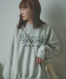 BLANK　 | Embroidered Logo Sweatshirt / 刺繍ロゴ ビッグスウェット(スウェット)