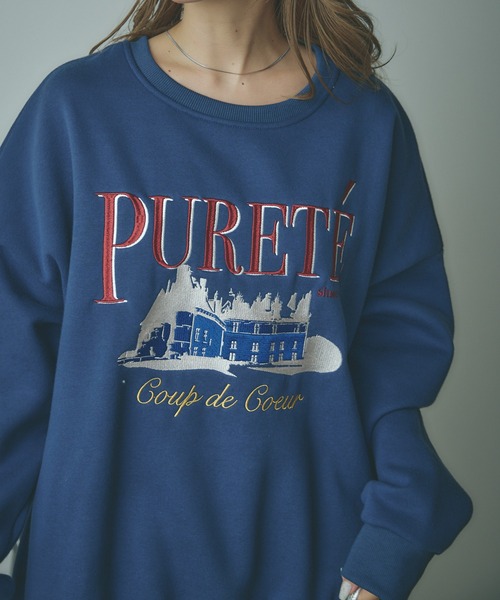 AO2（アオズ）の「Embroidered Logo Sweatshirt / 刺繍ロゴ ビッグスウェット（スウェット）」 - WEAR