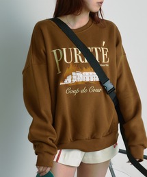 BLANK | Embroidered Logo Sweatshirt / 刺繍ロゴ ビッグスウェット(スウェット)