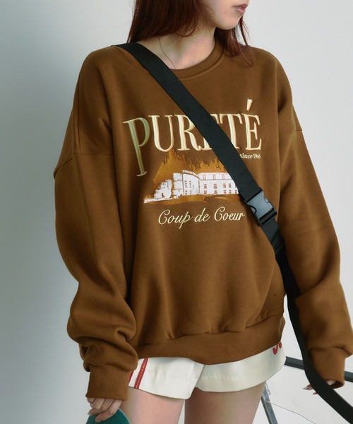 Embroidered Logo Sweatshirt / 刺繍ロゴ ビッグスウェット