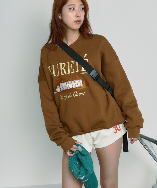 Embroidered Logo Sweatshirt / 刺繍ロゴ ビッグスウェット