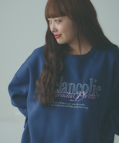AO2（アオズ）の「Embroidered Logo Sweatshirt / 刺繍ロゴ ビッグスウェット（スウェット）」 - WEAR