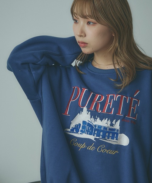 AO2（アオズ）の「Embroidered Logo Sweatshirt / 刺繍ロゴ ビッグスウェット（スウェット）」 - WEAR