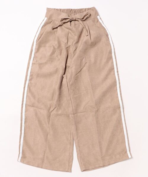 RiCO SUCRE(リコシュクレ)の「RiCO SUCRE/リコシュクレ サイドラインワイドパンツ(その他パンツ・キッズ・ベージュ/チャコールグレー/ブラック・160/150/140/130)」の7枚目の写真