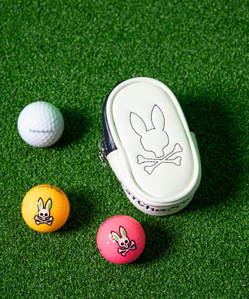 Psycho Bunny（サイコバニー）の「[GOLF]BUNNY ボールポーチ MONOGRAM