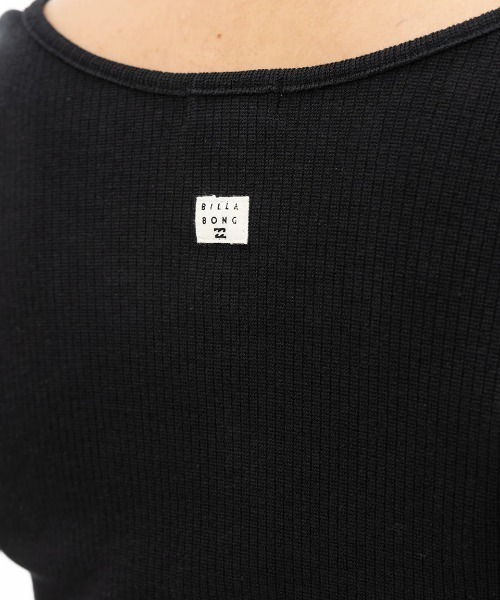 BILLABONG(ビラボン)の「BILLABONG レディース SNAP BACK LS TEE ロンT 【2024年秋冬モデル】/ビラボンスナップボタン長袖カットソー(Tシャツ/カットソー・レディース・ブラック/ホワイト系その他/グリーン系その他・MEDIUM)」の10枚目の写真