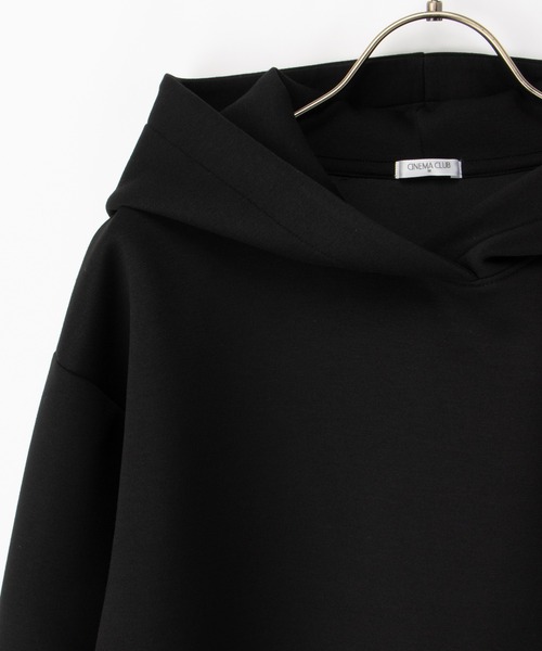 Honeys（ハニーズ）の「きれいめパーカー（パーカー・レディース・オフホワイト/ブラック/ブルー/ピンク/ダークブラウン・S/M/L/LL/3L）」の13枚目の写真