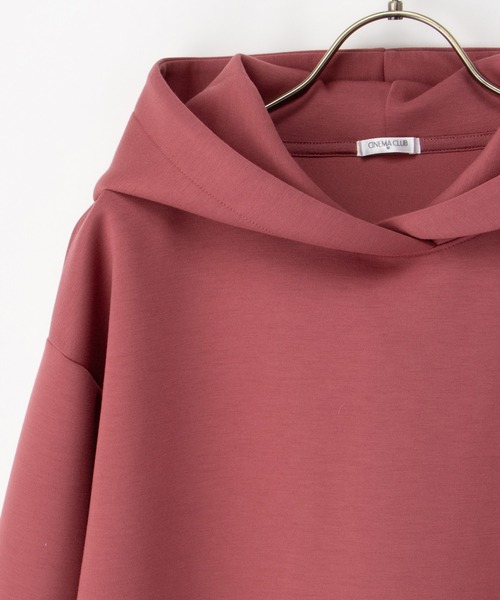 Honeys（ハニーズ）の「きれいめパーカー（パーカー・レディース・オフホワイト/ブラック/ブルー/ピンク/ダークブラウン・S/M/L/LL/3L）」の17枚目の写真