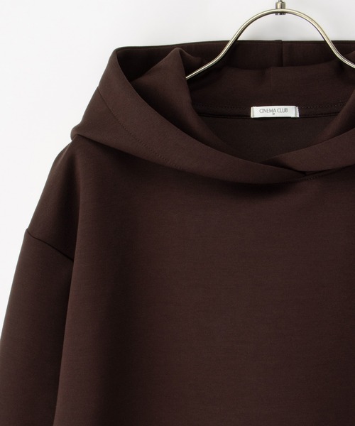 Honeys（ハニーズ）の「きれいめパーカー（パーカー・レディース・オフホワイト/ブラック/ブルー/ピンク/ダークブラウン・S/M/L/LL/3L）」の19枚目の写真