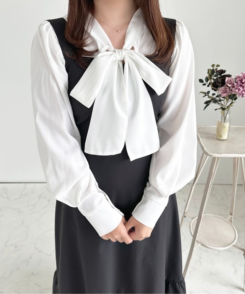 apres jour(アプレジュール)の「アソートティアードワンピース【ZOZOTOWN限定アイテム】(ワンピース・レディース・ブラック/アイボリー/チャコールグレー/ブラック系その他・フリー/X-LARGE)」の14枚目の写真