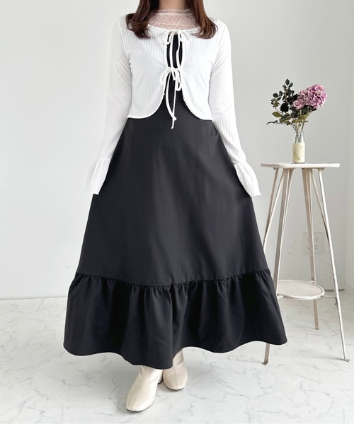 apres jour(アプレジュール)の「アソートティアードワンピース【ZOZOTOWN限定アイテム】(ワンピース・レディース・ブラック/アイボリー/チャコールグレー/ブラック系その他・フリー/X-LARGE)」の19枚目の写真