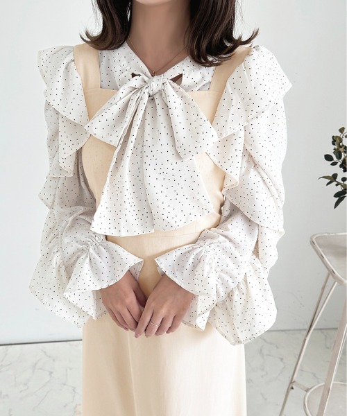 apres jour(アプレジュール)の「アソートティアードワンピース【ZOZOTOWN限定アイテム】(ワンピース・レディース・ブラック/アイボリー/チャコールグレー/ブラック系その他・フリー/X-LARGE)」の6枚目の写真