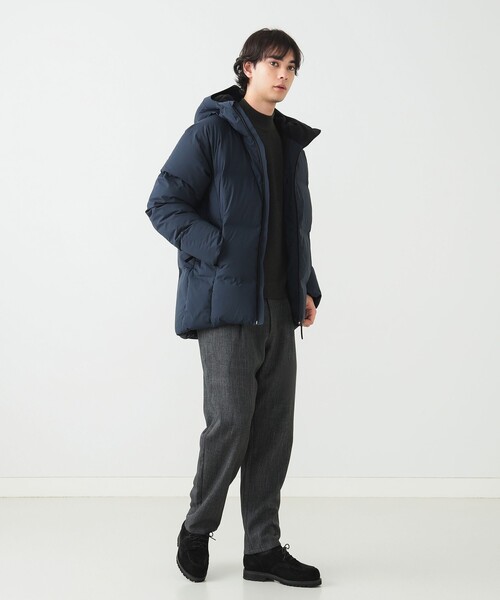B:MING by BEAMS(ビーミングバイビームス)の「ISAORA / VOYAGER フーデッド ダウンジャケット(ダウンジャケット/コート・メンズ・ブラック/ネイビー・SMALL/MEDIUM)」の3枚目の写真
