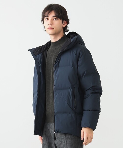 B:MING by BEAMS(ビーミングバイビームス)の「ISAORA / VOYAGER フーデッド ダウンジャケット(ダウンジャケット/コート・メンズ・ブラック/ネイビー・SMALL/MEDIUM)」の4枚目の写真