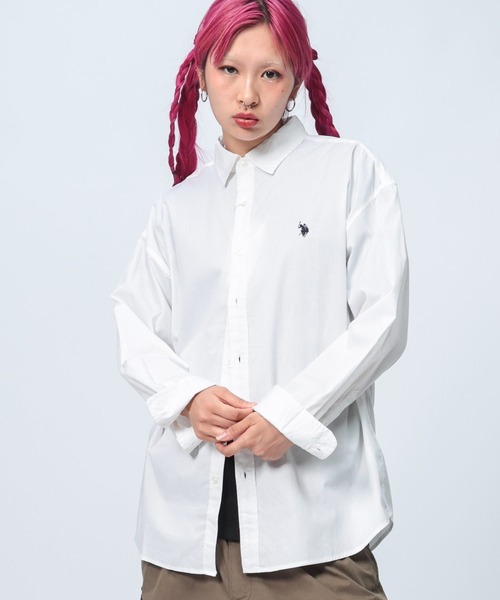 U.S. POLO ASSN. USPA レギュラーカラーシャツ PLM43701（シャツ/ブラウス）｜U.S. POLO ASSN.（ユーエスポロアッスン）