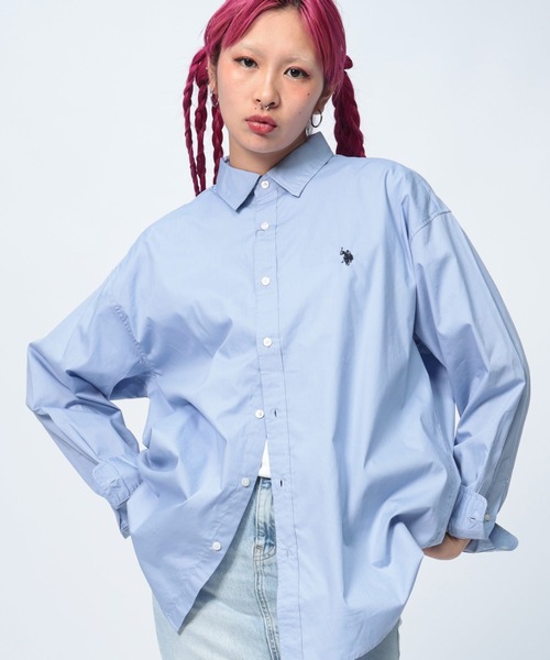 U.S. POLO ASSN. USPA レギュラーカラーシャツ PLM43701（シャツ/ブラウス）｜U.S. POLO ASSN.（ユーエスポロアッスン）