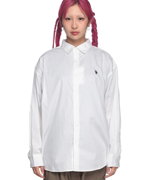 U.S. POLO ASSN. USPA レギュラーカラーシャツ PLM43701（シャツ/ブラウス）｜U.S. POLO ASSN.（ユーエスポロアッスン）