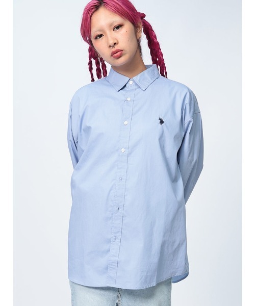 U.S. POLO ASSN. USPA レギュラーカラーシャツ PLM43701（シャツ/ブラウス）｜U.S. POLO ASSN.（ユーエスポロアッスン）