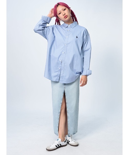 U.S. POLO ASSN. USPA レギュラーカラーシャツ PLM43701（シャツ/ブラウス）｜U.S. POLO ASSN.（ユーエスポロアッスン）