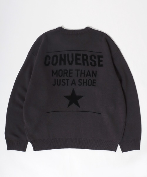 セール】CONVERSE（コンバース）ブランドロゴジャガード編み