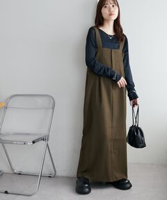 フロントジップジャンスカ（ジャンパースカート）｜PUBLIC TOKYO