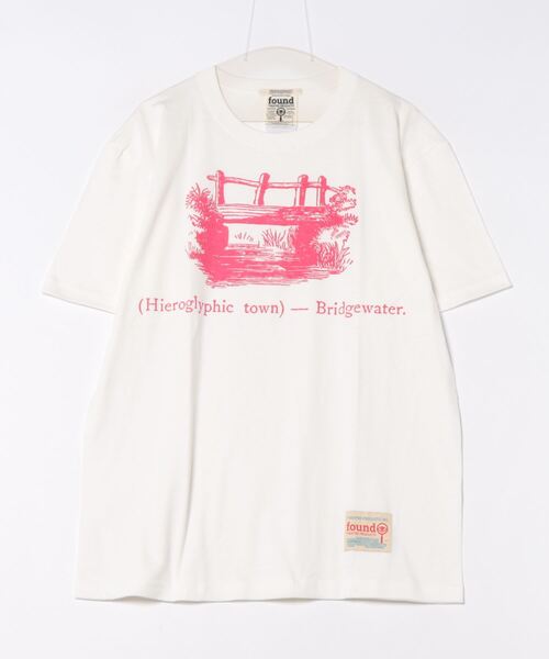 THEATRE PRODUCTS（シアタープロダクツ）の「【Found THEATRE PRODUCTS】ブリッジウォータープリントTシャツ（Tシャツ/カットソー・レディース・ホワイト/ネイビー・FREE）」の14枚目の写真
