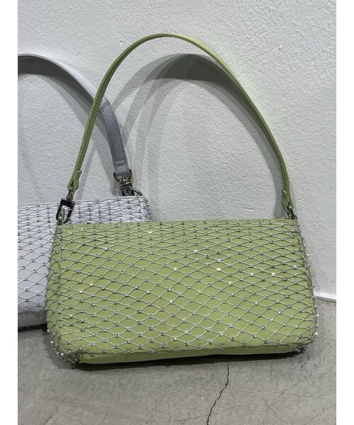 EMODA(エモダ)の「ストーンショルダースクエアバッグ(ハンドバッグ・レディース・グレー/グリーン/ブラック・FREE)」の19枚目の写真