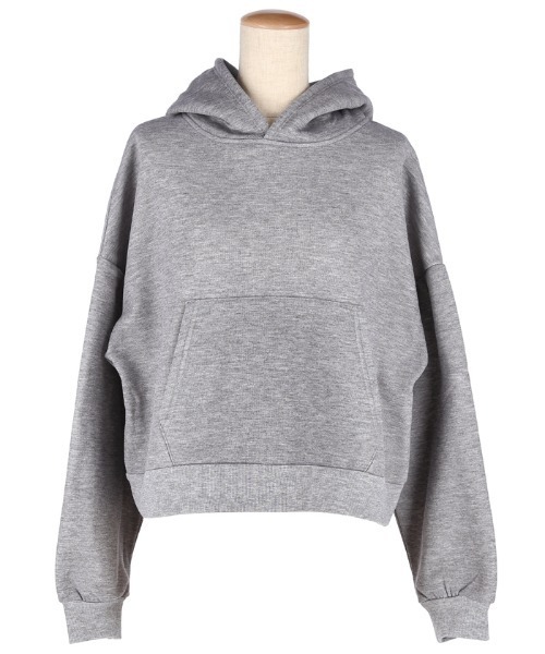 coca(coca)(コカ)の「裏起毛クロップドパーカースウェット(スウェット・レディース・ブラック/グレー・L/M)」の19枚目の写真