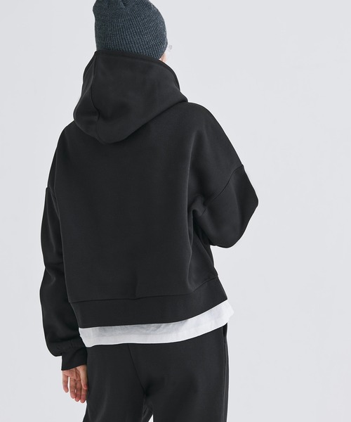 coca(coca)(コカ)の「裏起毛クロップドパーカースウェット(スウェット・レディース・ブラック/グレー・L/M)」の15枚目の写真