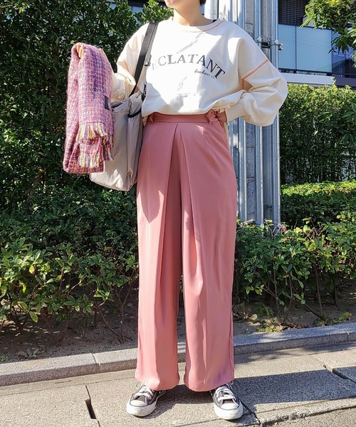 Q（キュー）の「MIXマフラー（マフラー・レディース・ブルー系その他/レッド系その他・ONE SIZE）」の4枚目の写真