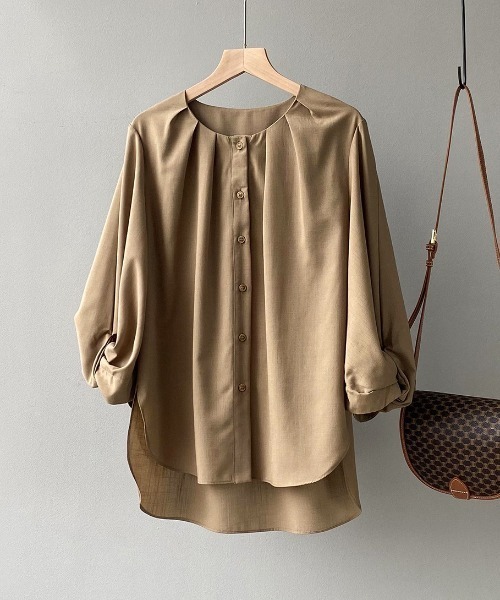 【セール】ボリュームスリーブギャザーブラウス（シャツ/ブラウス）｜Alum'（アルム）