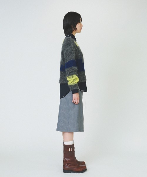 ニット/セーター soduk   patchwork knit tops / black soduk（スドーク）の「patchwork knit tops（ニット/セーター