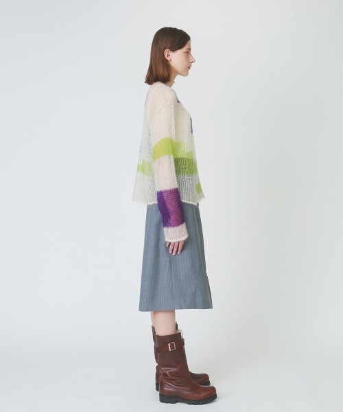 patchwork knit tops（ニット/セーター）｜soduk（スドーク）の