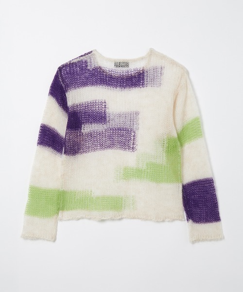 patchwork knit tops（ニット/セーター）｜soduk（スドーク）の