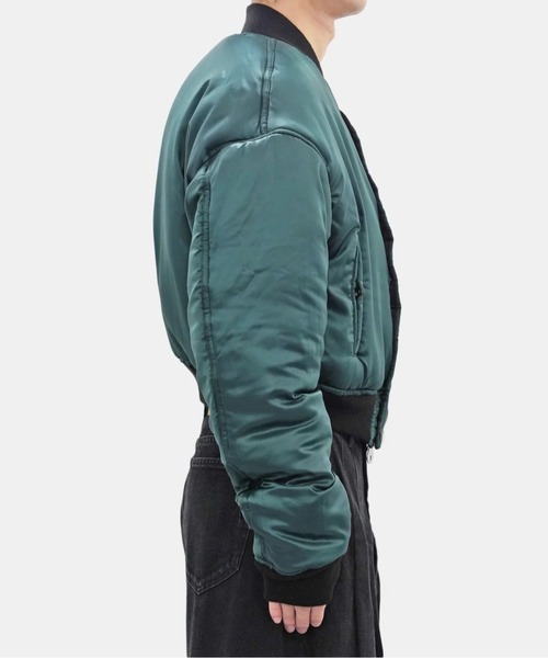 セール】【SHINYAKOZUKA】 BOMBER WITH BLACK BIJOU（MA-1