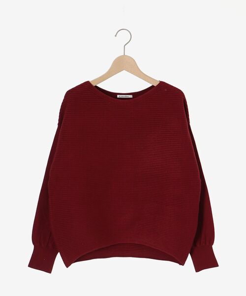 le.coeur blanc（ルクールブラン）の「横リブボートネックニット（ニット/セーター・レディース・ブラウン/ボルドー/ライトベージュ/ブラック・38）」の16枚目の写真