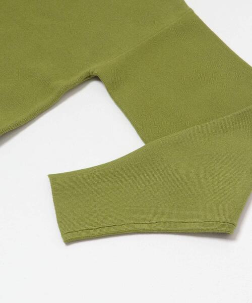 ITEMS URBANRESEARCH（アイテムズ アーバンリサーチ）の「ボトルネックニット（ニット/セーター・レディース・ピンク/グリーン/ブラック/オフホワイト/ライトブルー・FREE）」の13枚目の写真