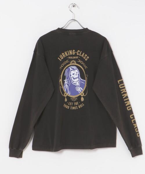 LURKING CLASS（ラーキングクラス）の「『別注』LURKING CLASS×URBS　ROLL L/S TEE（Tシャツ/カットソー・メンズ・ブラック系その他・X-LARGE/LARGE/MEDIUM）」の5枚目の写真