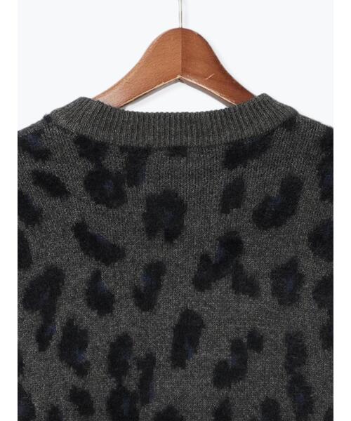 Te chichi（テチチ）の「シャギージャカードレオパードニット（ニット/セーター・レディース・ブラウン/チャコールグレー・F）」の20枚目の写真