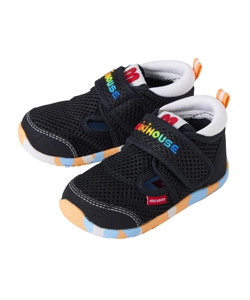 MIKI HOUSE(ミキハウス)の「ダブルラッセル セカンドベビーシューズ(スニーカー・キッズ・ラベンダー/ホワイト/ブラック・15.5cm/15cm/14.5cm/14cm)」の19枚目の写真