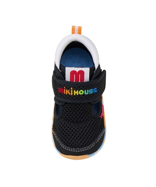 MIKI HOUSE(ミキハウス)の「ダブルラッセル セカンドベビーシューズ(スニーカー・キッズ・ラベンダー/ホワイト/ブラック・15.5cm/15cm/14.5cm/14cm)」の12枚目の写真