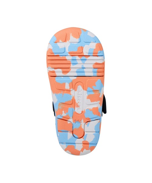 MIKI HOUSE(ミキハウス)の「ダブルラッセル セカンドベビーシューズ(スニーカー・キッズ・ラベンダー/ホワイト/ブラック・15.5cm/15cm/14.5cm/14cm)」の14枚目の写真