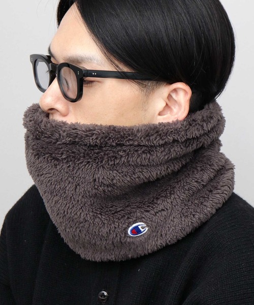 Champion(チャンピオン)のたっぷりボリューム ファーフリース ボアネックウォーマー(ネックウォーマー/スヌード)