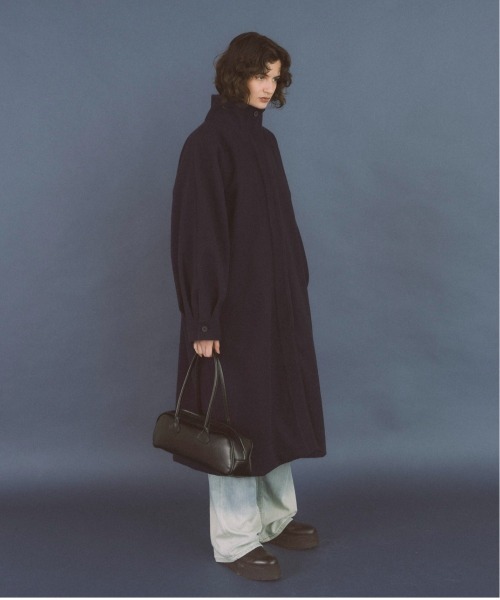 duei（デュイ）の「スタンドカラーロングコート（その他アウター・レディース・チャコールグレー/ネイビー・FREE）」の21枚目の写真