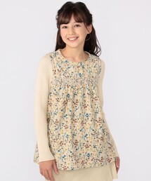 SHIPS KIDS:140～150cm / コーデュロイ リブ レイヤード トップス